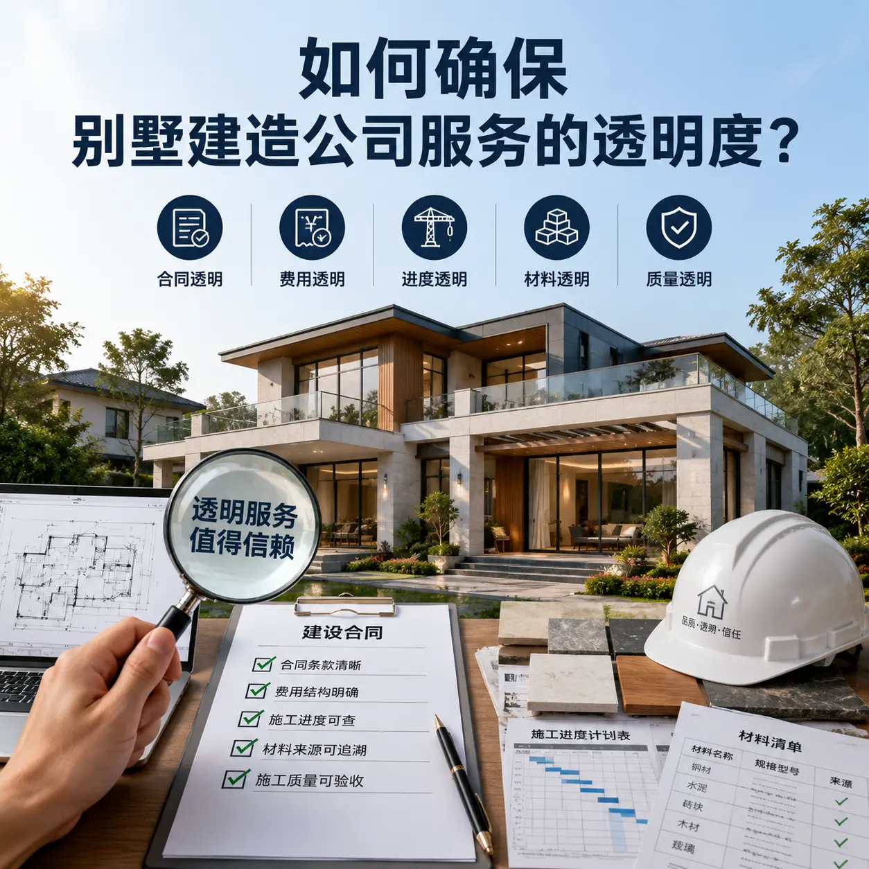在 安顺 如何确保别墅建造公司服务的透明度？