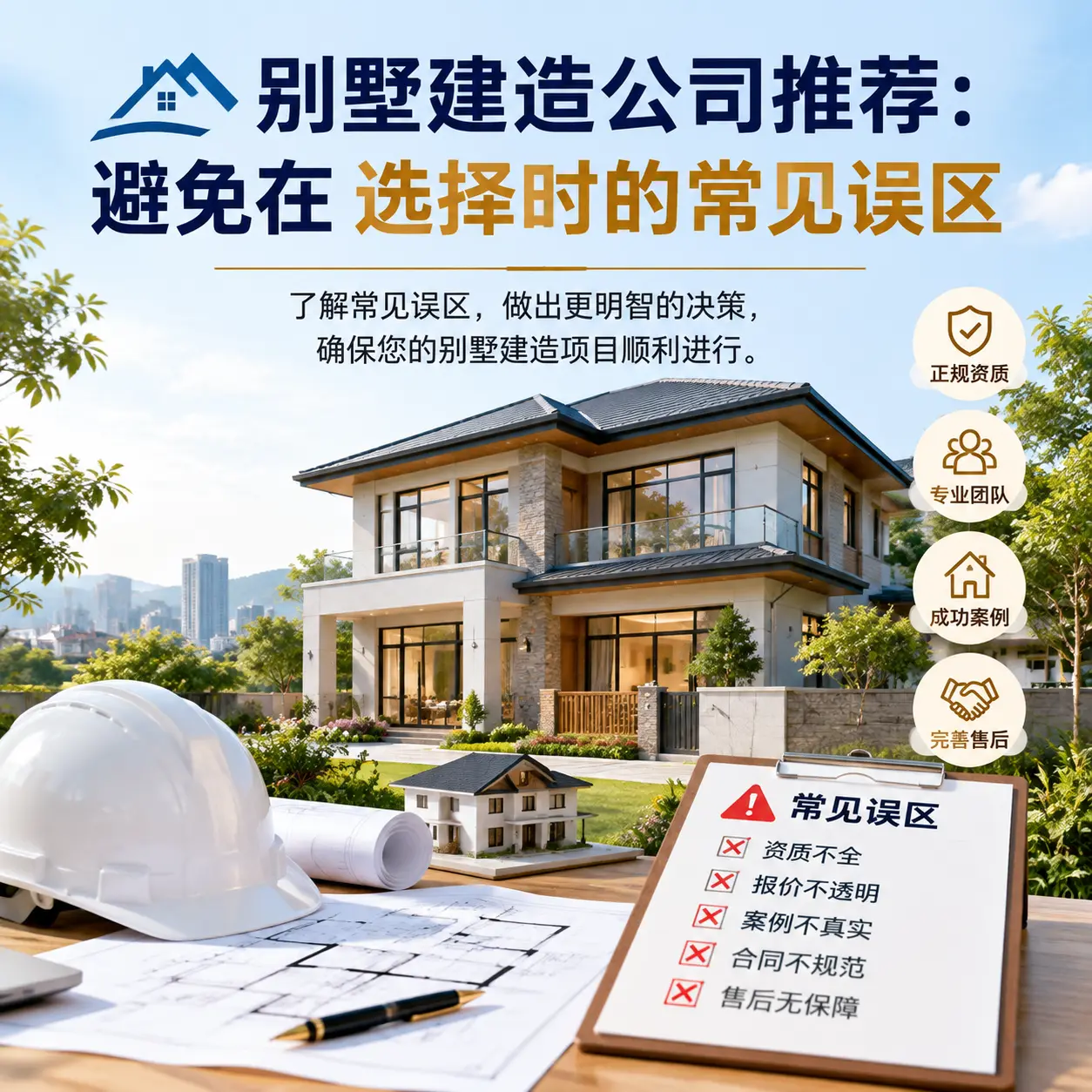 别墅建造公司推荐：避免在 安顺 选择时的常见误区