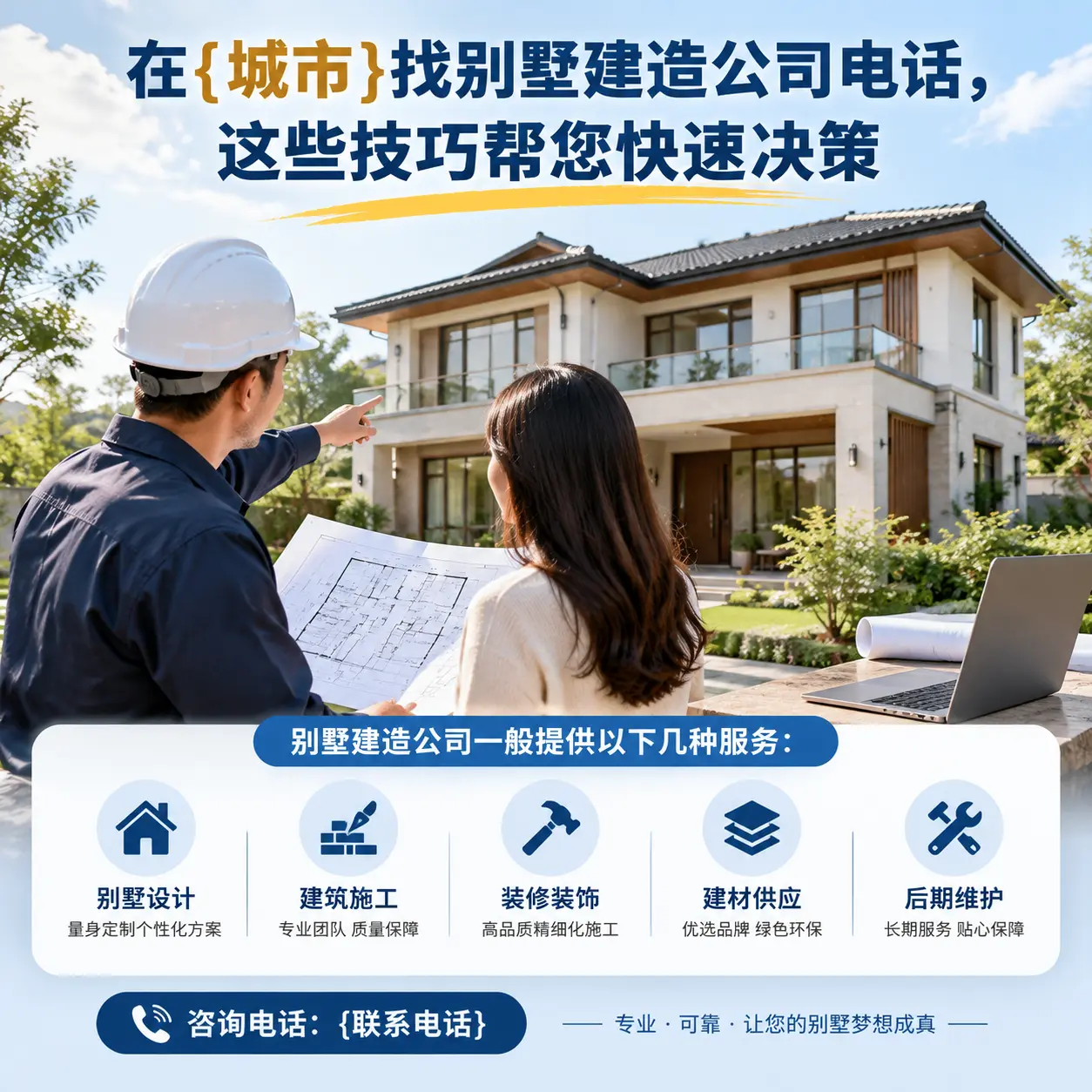 在安顺找别墅建造公司电话，这些技巧帮您快速决策