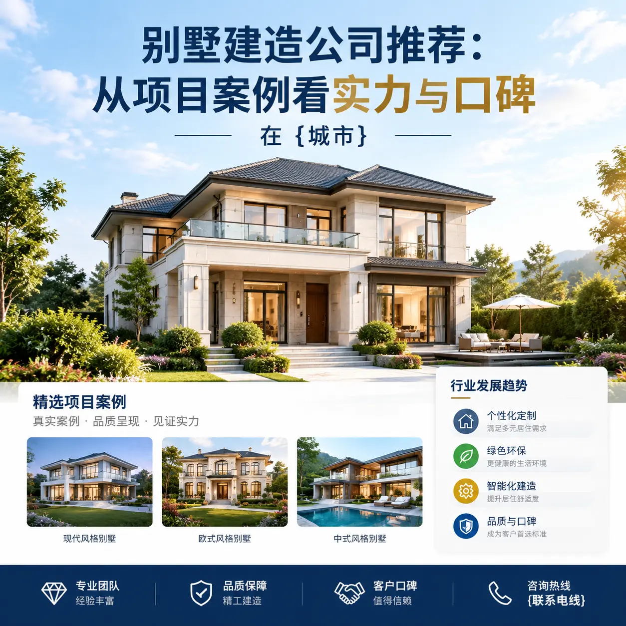 别墅建造公司推荐：从项目案例看实力与口碑在 安顺